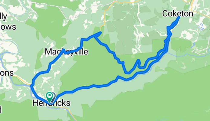 Second St, Hendricks to Allegheny Highlands Trail of Wv, Hendricks