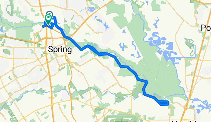 Kingbriar Dr, Houston to Springwoods Village Pkwy, Spring