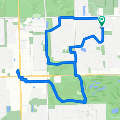 Las Flores Ln, Oak Forest to Las Flores Ln, Oak Forest