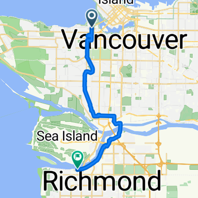 Cornwall Ave, Vancouver to River Rd, Richmond
