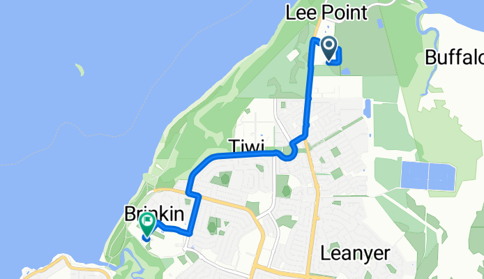 Richardson Ward, Lee Point to University Dr W, Brinkin