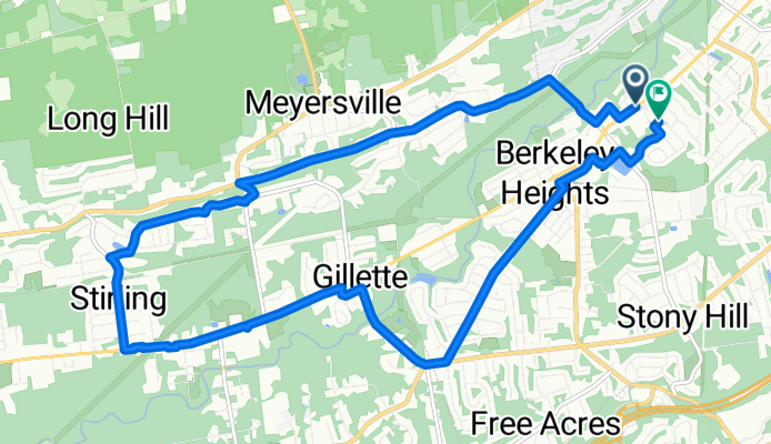 Briarwood Dr E, Berkeley Heights to Briarwood Dr E, Berkeley Heights