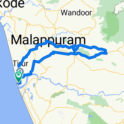perinthalmanna RWJC+X3W to RW76+GJF