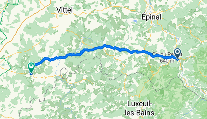 Faubourg d'Alsace, Remiremont nach Des Vosges aux Pyrenees, Bourbonne-les-Bains