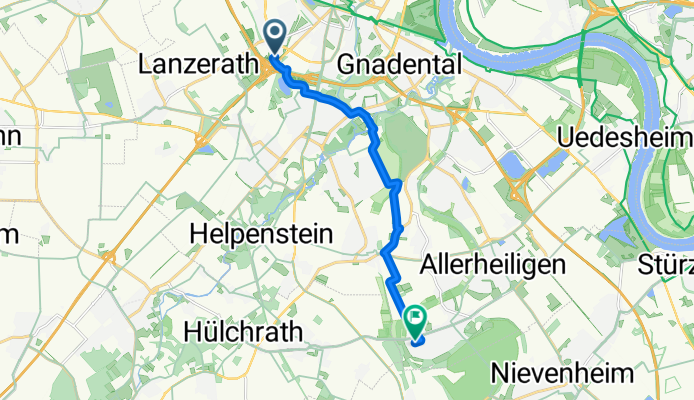 Einsteinstraße nach Edelweißweg