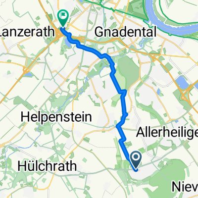 Edelweißweg nach Einsteinstraße