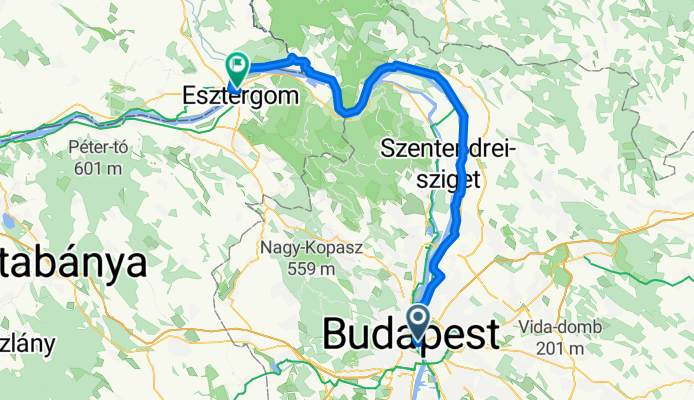 1. Budapest - Esztergom