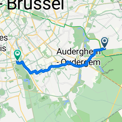 50.822, 4.453 à 50.817, 4.372