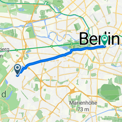 Koenigsallee, Berlin nach Leipziger Straße, Berlin