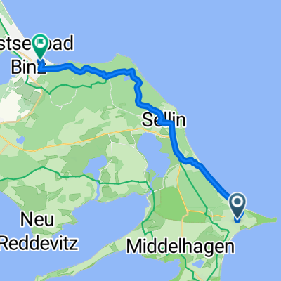 Swannenbarch, Göhren nach Hauptstraße, Binz