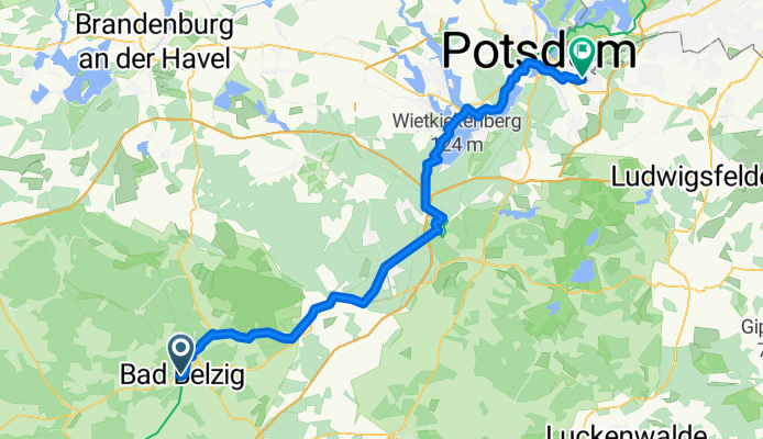 Von Bad Belzig bis Potsdam