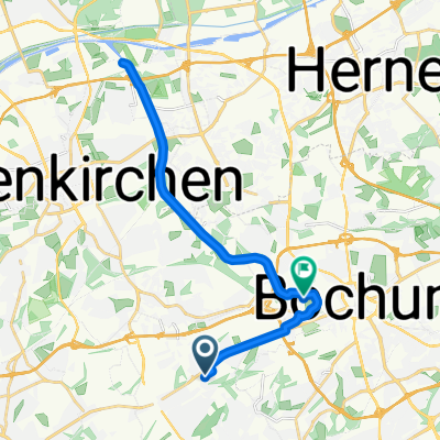 Bitterskamp nach Gahlensche Straße 36A