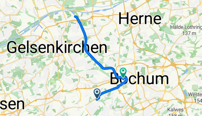 Bitterskamp nach Gahlensche Straße 36A