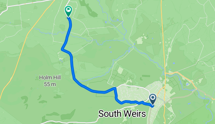 Sway Road, Brockenhurst to Rhinefield Ornamental Drive, Lyndhurst