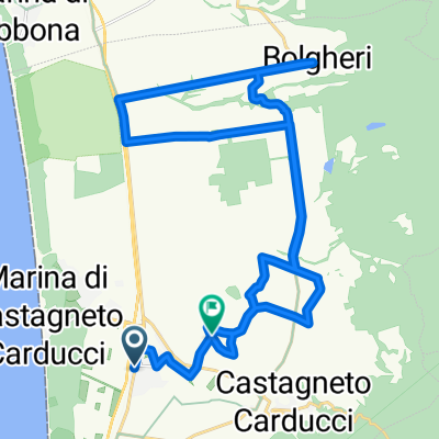 Bolgheri DOC.kml_PERCORSO N 1 Bolgheri DOC