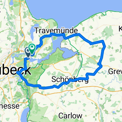Route in Lübeck