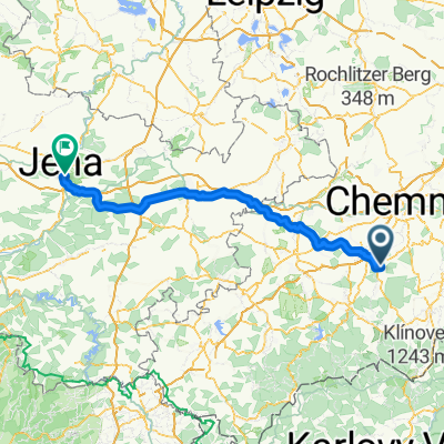 Gasse, Zwönitz nach Pennickental, Jena