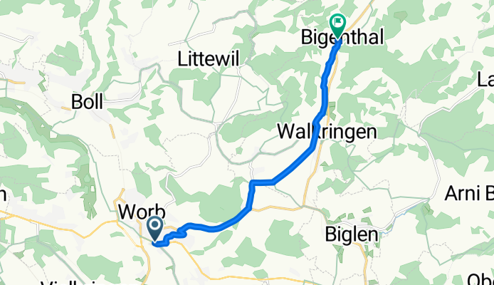 Richigenstrasse, Worb nach Küebiweg, Bigenthal