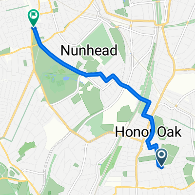 Montem Road, London to Nigel Road, London