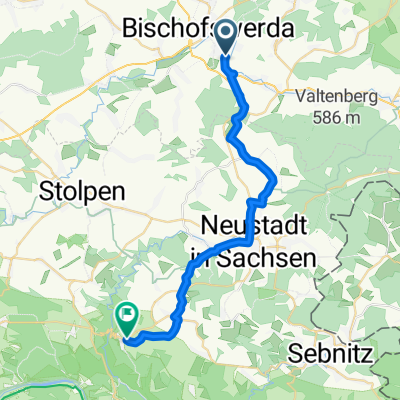 Von Bischofswerda bis Hohnstein