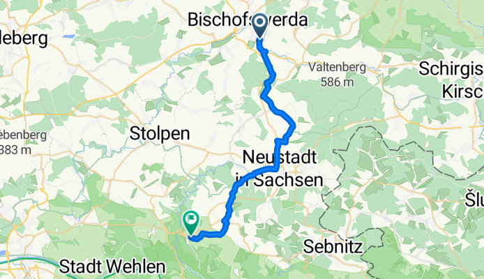 Von Bischofswerda bis Hohnstein