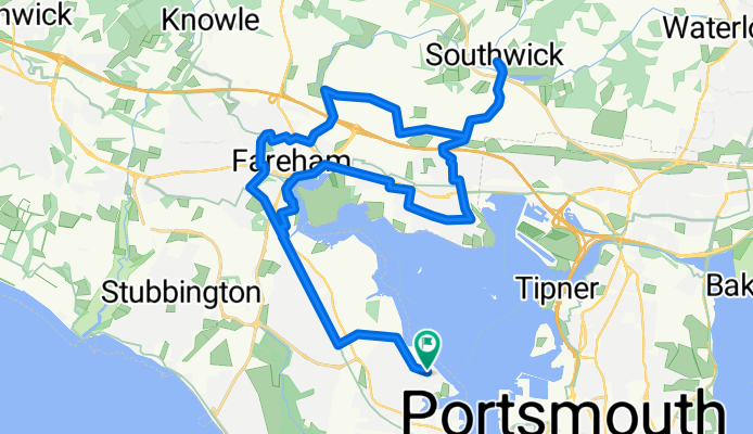 Sealark Road, Gosport to Sealark Road, Gosport