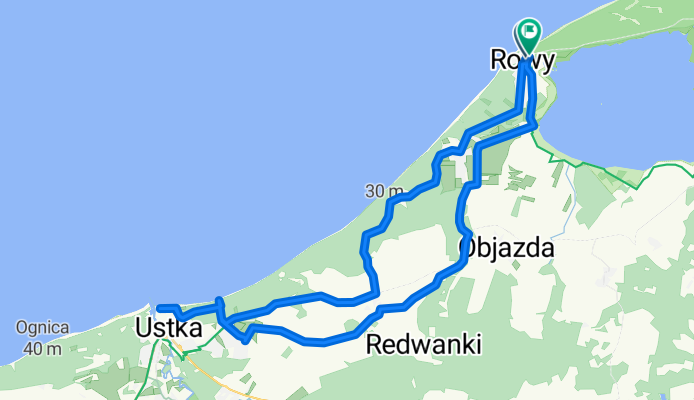 Nadmorska, Rowy do Wydmowa, Rowy