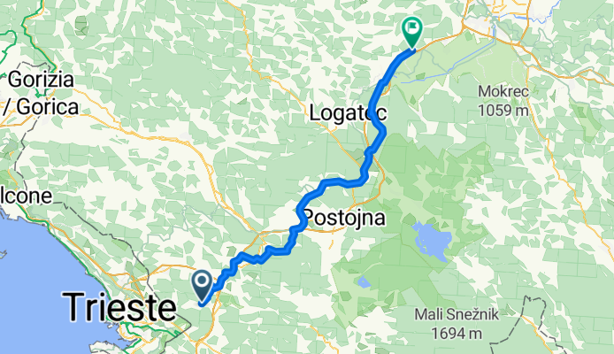 Divača - Log pri Brezovici