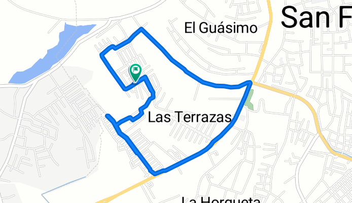 De Urbanización la trinidad a Urbanización la trinidad