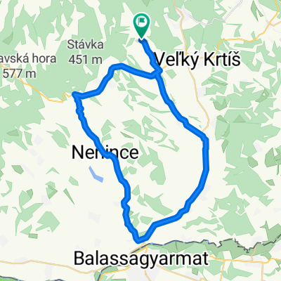 Str. Plachtince - Čebovce - Nenince - Ďarmoty - Str. Plachtince
