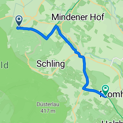 Hülsenweg nach Fromhauser Straße