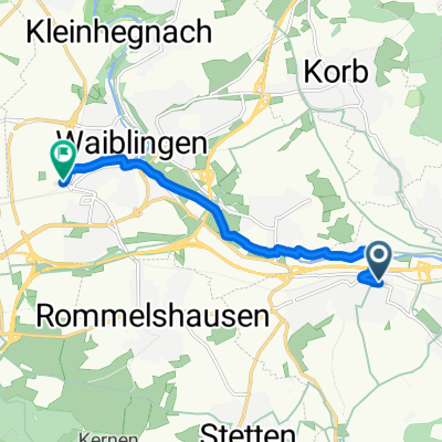 Bahnhofstraße nach Ameisenbühl