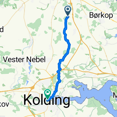 Grønlandsvej, Fredericia a Østkystruten, Kolding