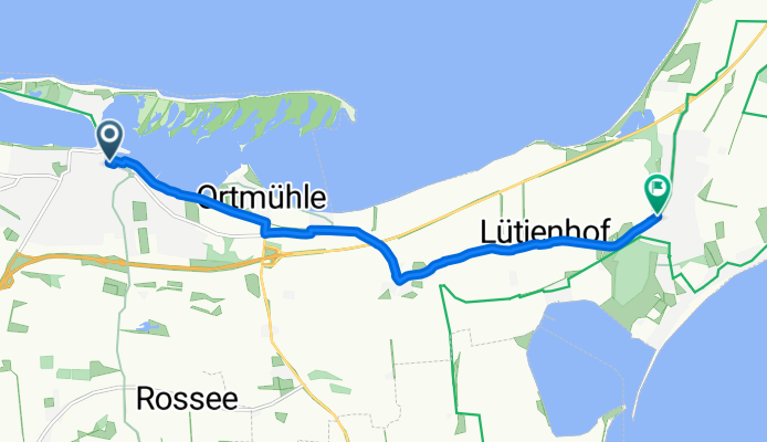 Am Strande, Heiligenhafen nach Nordlandstraße, Großenbrode