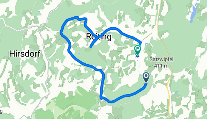Obergiem, Feldbach nach Eder-Niederlweg, Feldbach