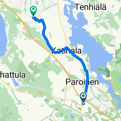 Tiiriönsuontie, Hämeenlinna do Merventie, Parola