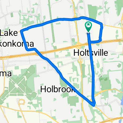 Waverly Ave, Holtsville to Waverly Ave, Holtsville