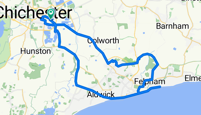 Woods Road, Chichester to Woods Road, Chichester