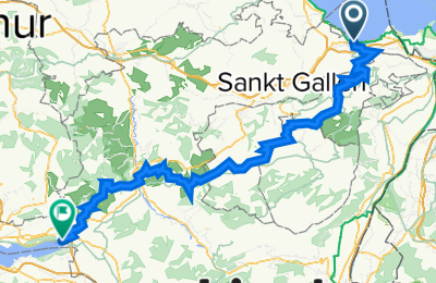Route in der Bikemap App öffnen