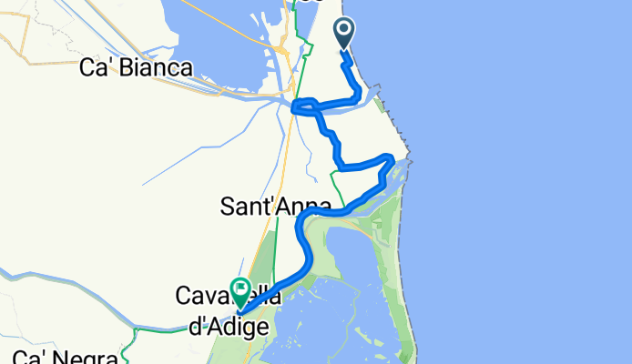 Via Sebastiano Venier, Chioggia a Via Venezia, Rosolina