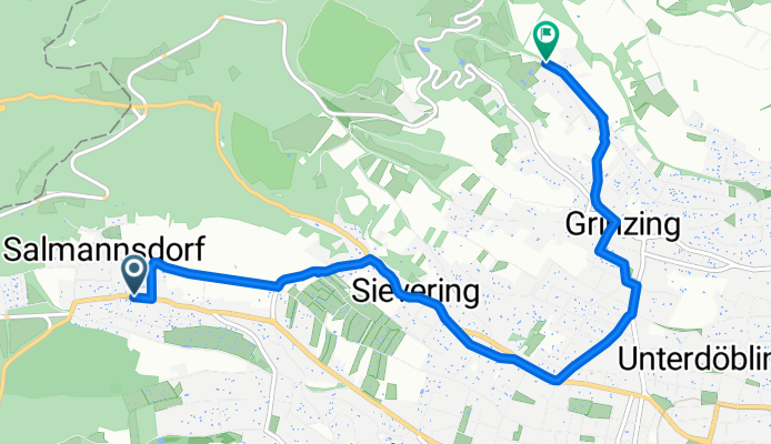 Michaelerwaldweg nach Krapfenwaldgasse 65-73