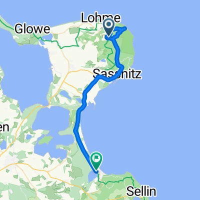 Themenweg Weißes Rügen Halbinsel Jasmund, Lohme do Proraer Chaussee, Binz