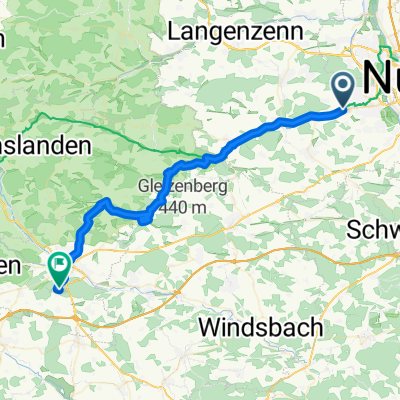 Leichendorf Kreuzung nach Ernst-Körner-Ring