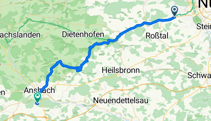 Leichendorf Kreuzung nach Ernst-Körner-Ring