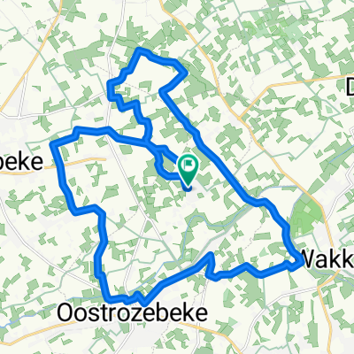 Kleine Molstenstraat, Oostrozebeke naar Kleine Molstenstraat, Oostrozebeke
