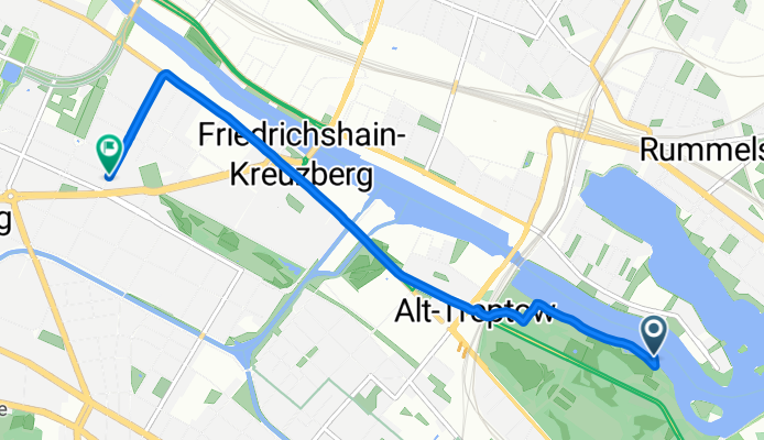 Alt-Stralau, Berlin nach Oranienstraße, Berlin