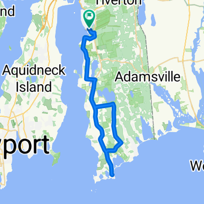 Indian Point Rd, Tiverton to Indian Point Rd, Tiverton