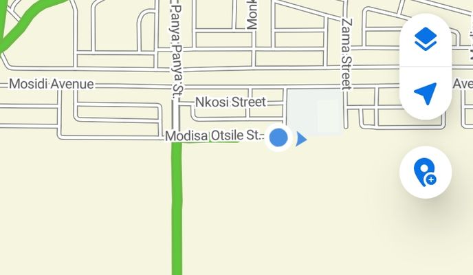 Zdjęcie 1 trasy Bikemap „Route to Modisa Otsile Avenue”