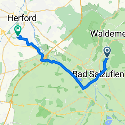 Tannenweg nach Heimstättenweg