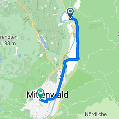 Am Horn, Mittenwald nach Matthias-Klotz-Straße, Mittenwald